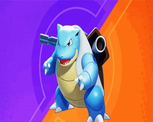 Blastoise Pokemon Unite Online Game paint by number