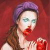 Bloody Witch Art paint by numbers