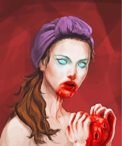 Bloody Witch Art paint by numbers