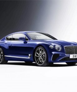 Blue Bentley paint by numbers