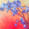 Blue Orchids Art paint by numbers