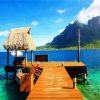 Bora Bora Island paint by number