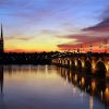 Bordeaux Pont De Pierre Bridge paint by numbers