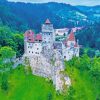 Bran Castle Romania paint by numbers