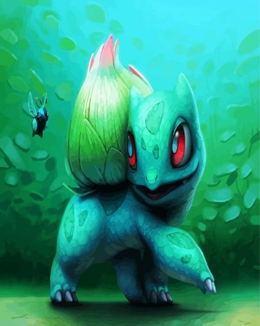 Bullbasaur paint by numbers