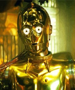 C3po Robot paint by numbers