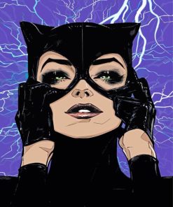 Catwoman paint by number