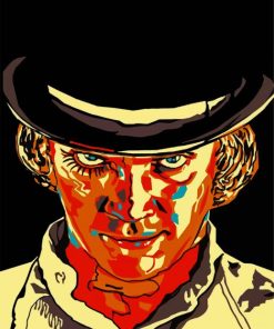 Clockwork Orange Illustration paint by numbers