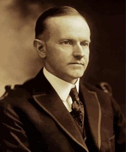 Calvin Coolidge paint by numbers