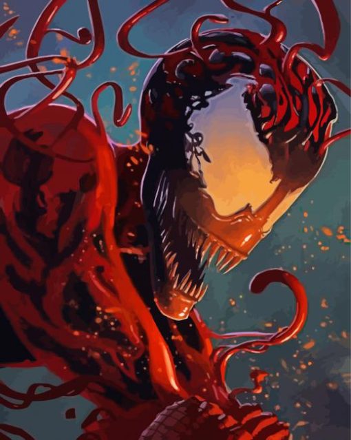 Carnage Illustration paint by numbers