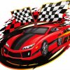 Cars Racing paint by number