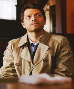 Castiel Misha Collins paint by number