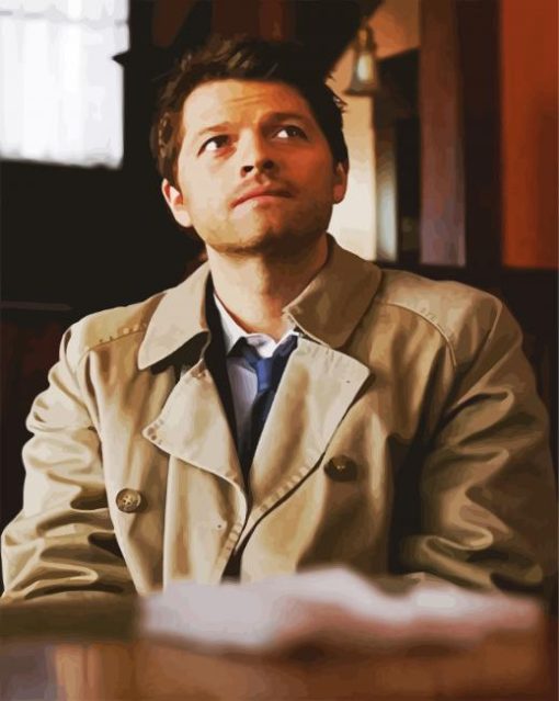 Castiel Misha Collins paint by number