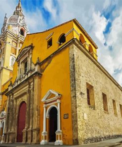 Cathedral De Santa Catalina De Aljendaria paint by numbers