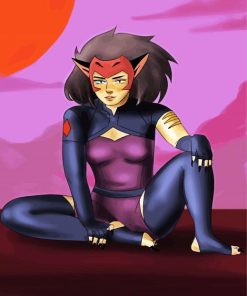 Catra She Ra Princess Of Power paint by numbers