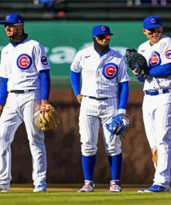 Chicago Cubs paint by numbers