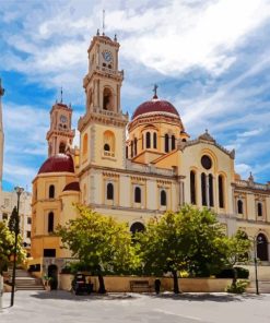 Church Of Agios Minas Crete paint by numbers