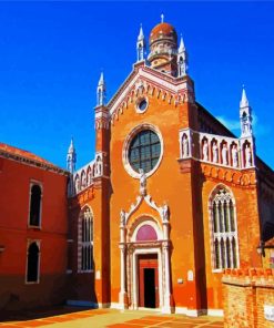 Church Of Madonna Dell Orto Burano paint by numbers