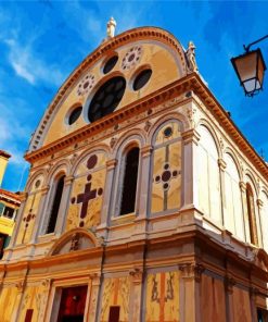 Church Of Santa Maria Dei Miracoli Burano paint by numbers