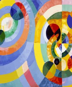 Circular Forms Robert Delaunay paint by numbers