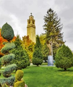 Clock Tower Bitola paint by numbers