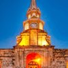 Clock Tower Monument Colombia paint by numbers