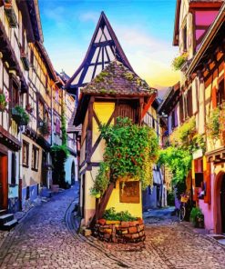 Colmar City paint by numbers