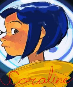 Coraline Movie paint by numbers