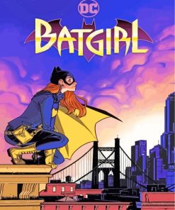 DC Comic Batgirl paint by numbers