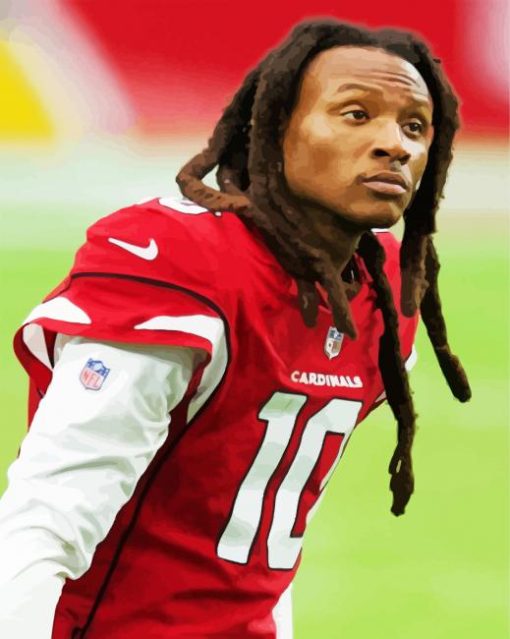 DeAndre Hopkins Arizona Cardinals paint by number