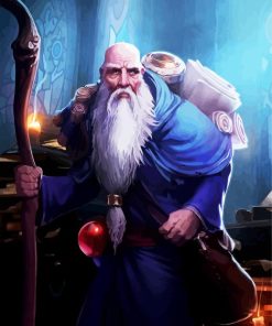 Deckard Cain Diablo Game paint by numbers