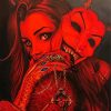 Devil Girl paint by number