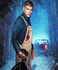 Dexter Morgan Actor paint by numbers