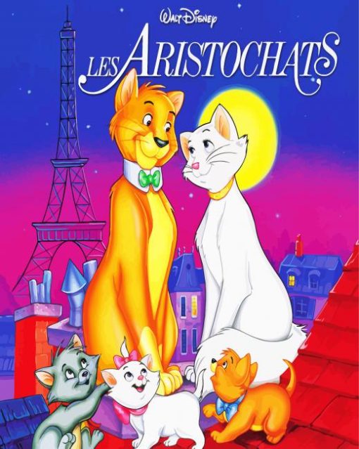 Disney Animation The Aristocats paint by number