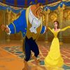 Beauty And Beast In Ballroom paint by numbers