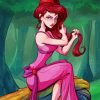 Disney Megara paint by numbers