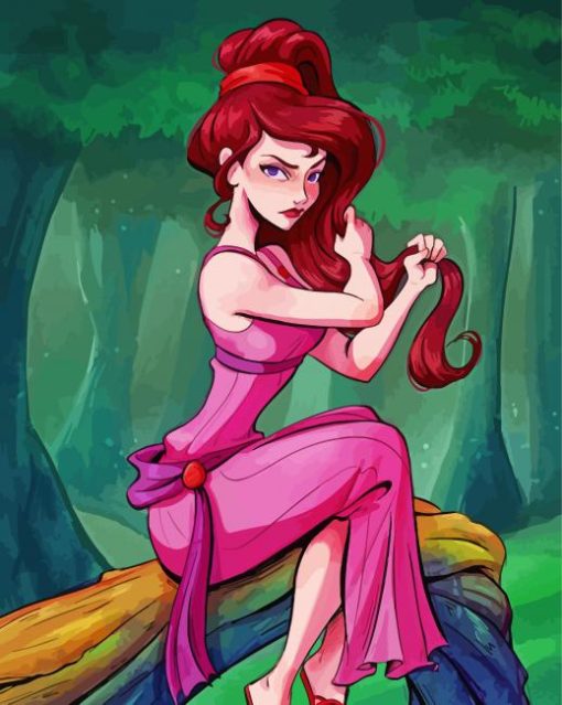 Disney Megara paint by numbers