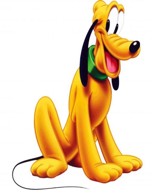 Disney Pluto paint by number