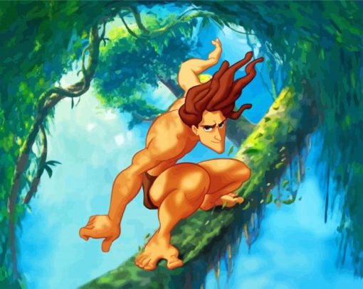 Disney Tarzan paint by number