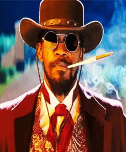 Django Unchained paint by numbers