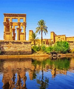 Egypt Philae Aswan paint by number