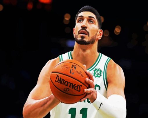 Enes Kanter paint by number