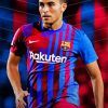 Eric Garcia Barcelona Player paint by numbers