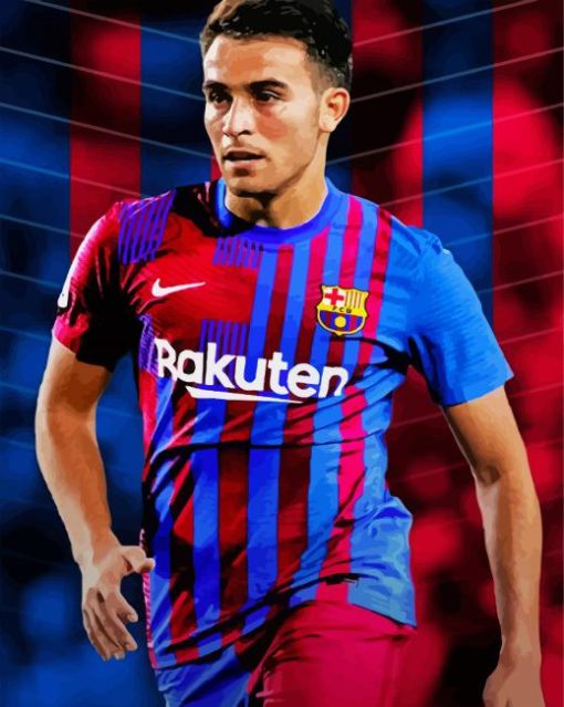 Eric Garcia Barcelona Player paint by numbers