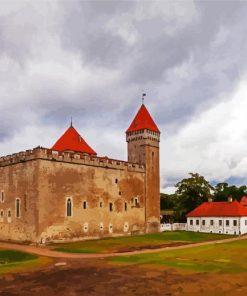 Estonia Kuressaare Castle paint by number