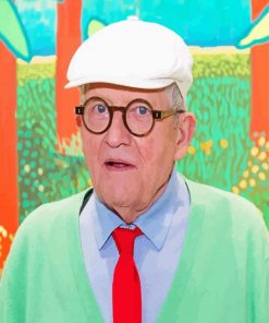 Famous David Hockney paint by numbers