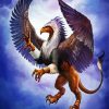 Fantasy Griffon paint by number