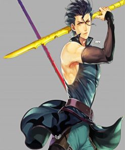 Fate Zero Lancer paint by numbers