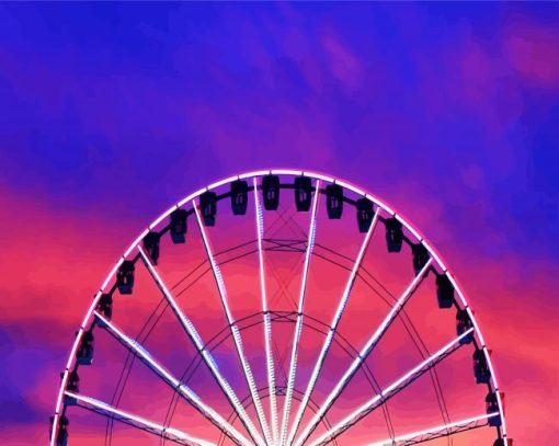 Ferris Wheel paint by numbers