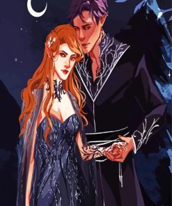 Feyre And Rhysand paint by numbers